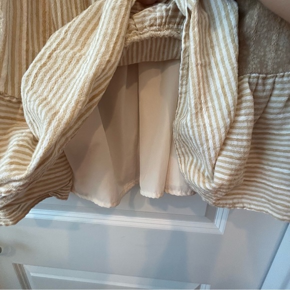 American Eagle Outfitters Patchwork Swing Dress Sz XS AE Back Tie Pockets Lined - Picture 3 of 7